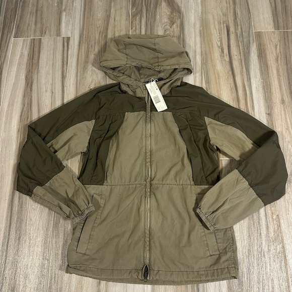 Outerknown Jacket men'sViento Windbreaker Size Small Army Green Casual outdoor